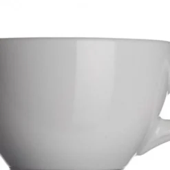 Classic Espressotasse Flach Von Porzellanfabrik Walküre, Weiß