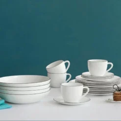 ASA Cappuccinotasse Mit Untertasse à Table Ligne Noire -Leonardo Vase shop 19010113 Ligne noire geschirrset