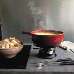 Emile Henry Käsefondue-Set In Fusain -Leonardo Vase shop 2014 HD Fondue l