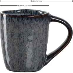 Leonardo Espressotasse MATERA 90 Ml Anthrazit, 4er-Set -Leonardo Vase shop 210 018594 1 K