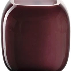 Leonardo Vase MILANO 9,3 Cm Dunkelrot
