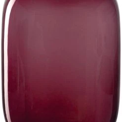 Leonardo Vase MILANO Dunkelrot 20x15