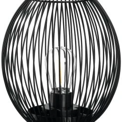 Leonardo Laterne Mit LED CASOLARE 18 Cm Schwarz