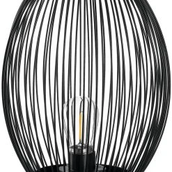 Leonardo Laterne Mit LED CASOLARE 24,2 Cm Schwarz