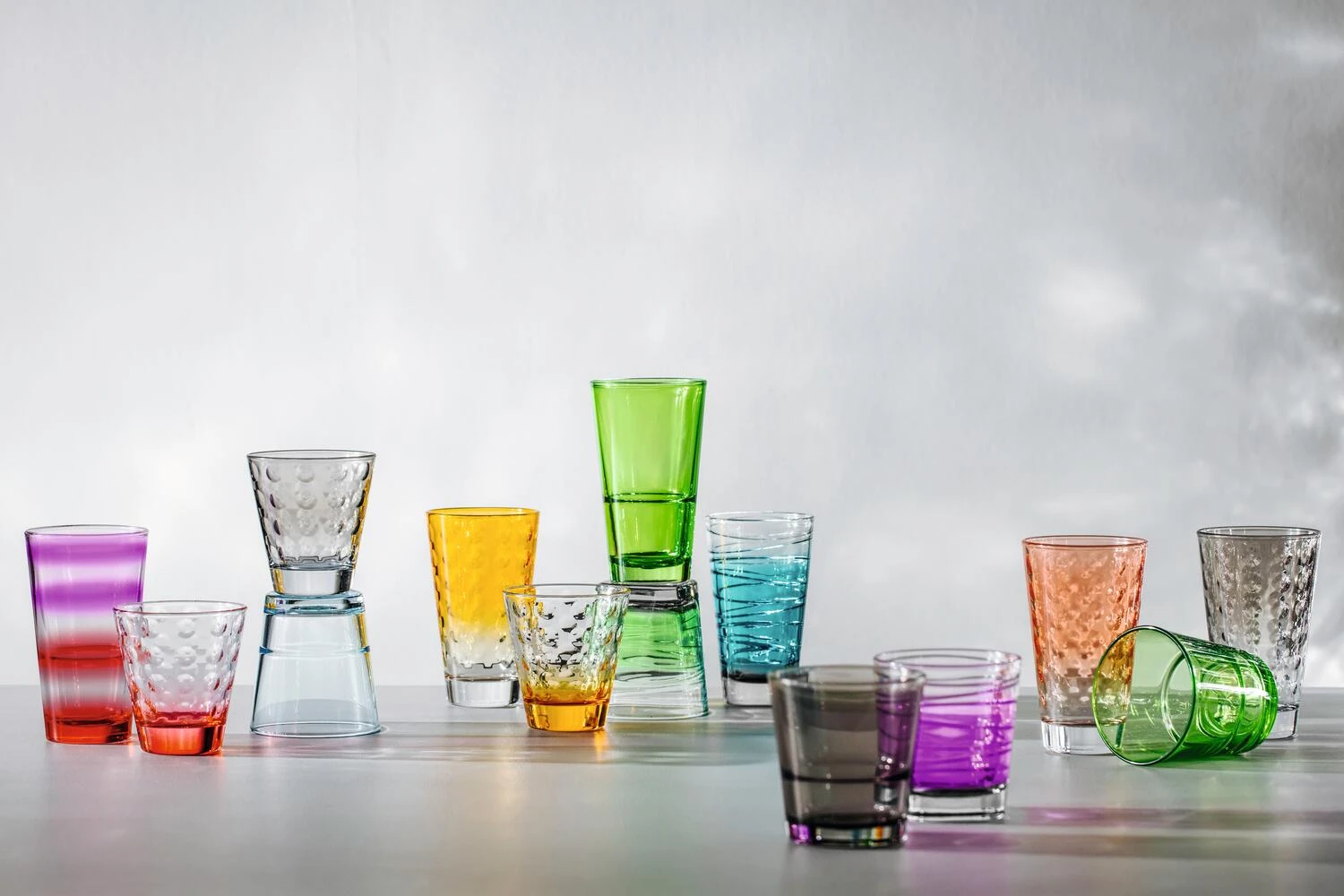 Leonardo Trinkglas VARIO STRUTTURA 280 Ml Türkis, 6er-Set – Bild 3