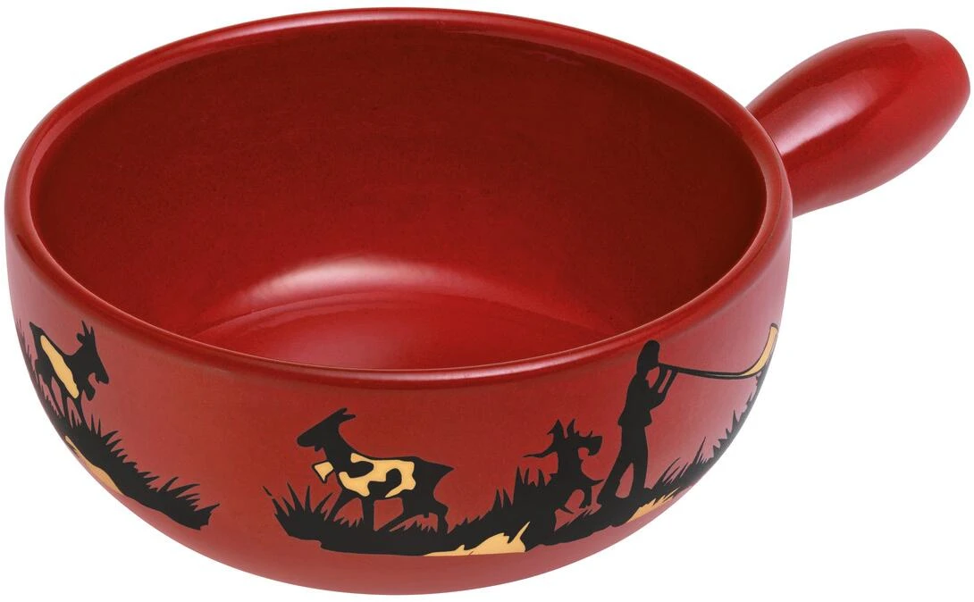 Kuhn Rikon Mini Käsefondue Set Alphornbläser 15cm 4 Kuhn Rikon Mini Käsefondue Set Alphornbläser 15cm – Bild 2