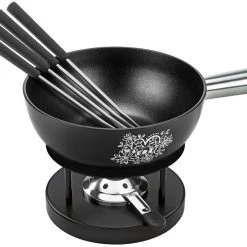 Kuhn Rikon Käsefondue Set Alpenliebe 22cm