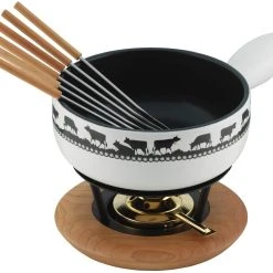 Kuhn Rikon Käsefondue Set Induktion Goldglocke 23cm