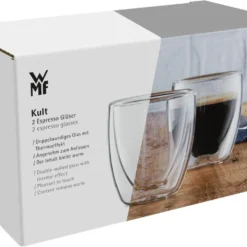 WMF Kult Doppelwandige Espressotassen Glas Set 2-teilig -Leonardo Vase shop 217 09 0138 2000 6000