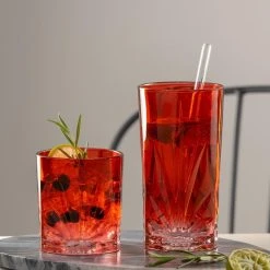 Leonardo Trinkglas CAPRI 220 Ml Rot, 4er Set -Leonardo Vase shop 221 022362 2 K