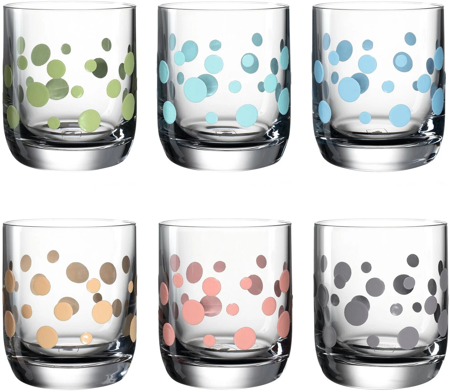 Leonardo Trinkglas DAILY 6 Stück Sortiert 320 Ml Punkte 3 Leonardo Trinkglas DAILY 6 Stück Sortiert 320 Ml Punkte