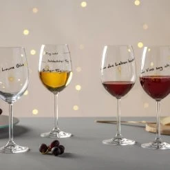 Leonardo Weinglas PRESENTE 460 Ml ′Zu Vino Sag Ich Nie No′ -Leonardo Vase shop 221 044515 2 K