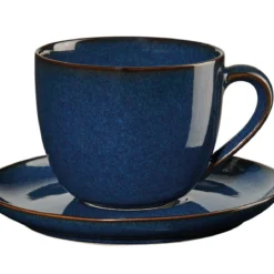 ASA Cappuccinotasse Mit Untertasse Saisons Midnight Blue