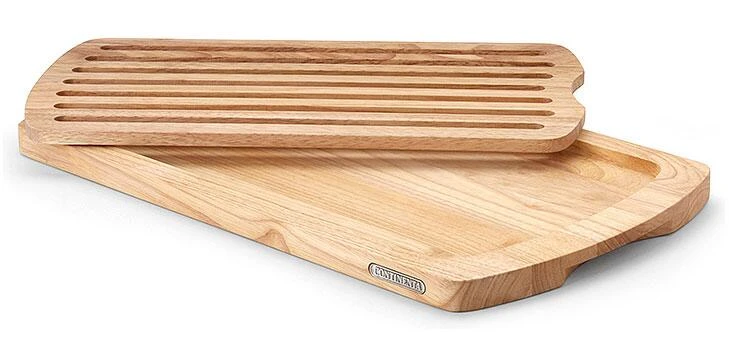 Continenta Brotschneidebrett Aus Gummibaumholz 4 Continenta Brotschneidebrett Aus Gummibaumholz – Bild 2