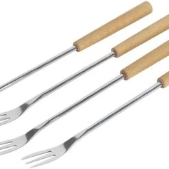 Kuhn Rikon Käsefonduegabeln Buchenholz 4-teilig