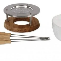 Boska Fondue-Set Bianco In Weiß -Leonardo Vase shop 340029 LIFE fondue set BIANCO 005 neu l