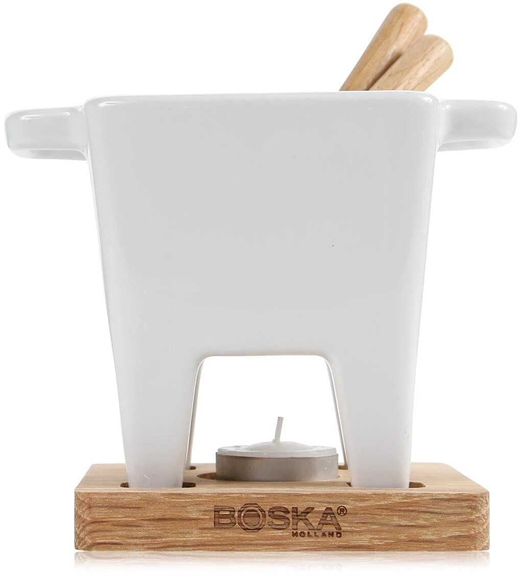 Boska Käsefondue-Set Tapas Weiß 4 Boska Käsefondue-Set Tapas Weiß – Bild 2