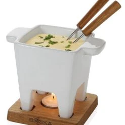 Boska Käsefondue-Set Tapas Weiß