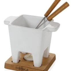 Boska Käsefondue-Set Tapas Weiß 13 Boska Käsefondue-Set Tapas Weiß -Leonardo Vase shop 340030 LIFE tapas fondue OAK WHITE logo neu l