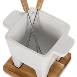 Boska Käsefondue-Set Tapas Weiß 14 Boska Käsefondue-Set Tapas Weiß -Leonardo Vase shop 340030 LIFE tapas fondue WHITE OAK 014 neu l