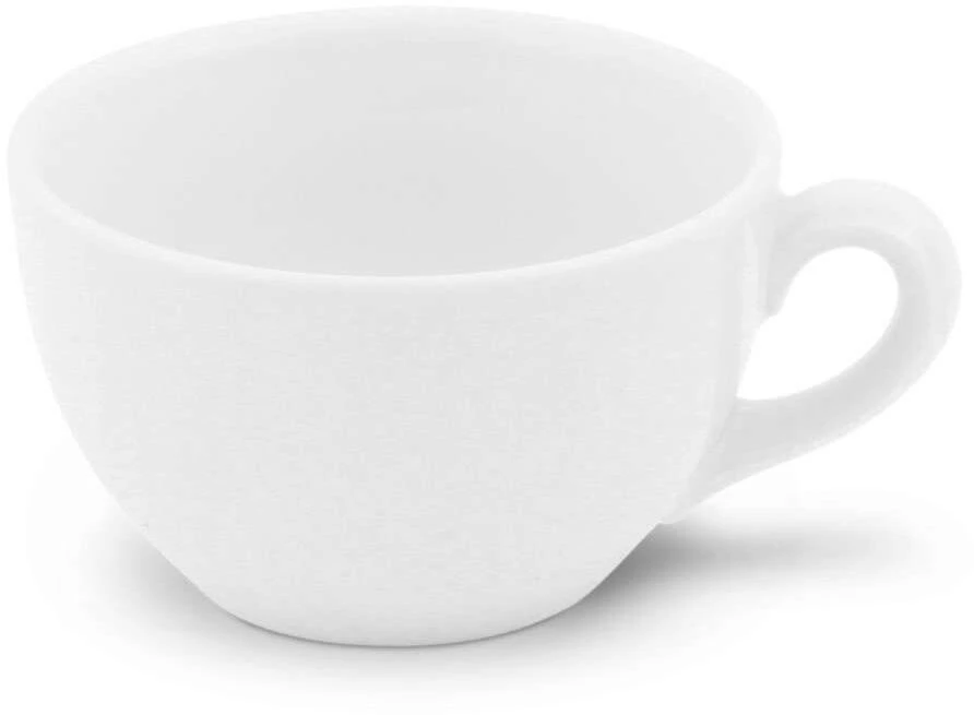 Classic Cappuccinotasse Von Porzellanfabrik Walküre, Weiß 4 Classic Cappuccinotasse Von Porzellanfabrik Walküre, Weiß – Bild 2