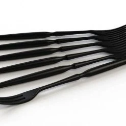 Stöckli Fonduegabeln Aus Kunststoff In Schwarz, 6-er Set