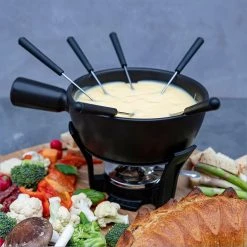 Boska Käsefondue-Set Nero -Leonardo Vase shop 853528 BOSKAFondueSetNero 7 2400x