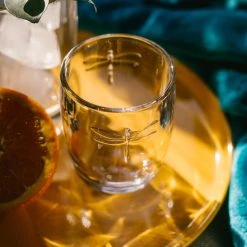 La Rochère Trinkglas Libellules, 6er-Set -Leonardo Vase shop LaRochere Beautyshot 24E 0081 LIBELLULES ORANGEADE EmilieK