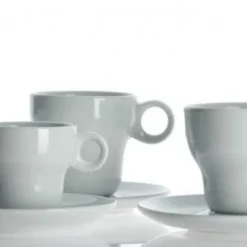 Modern Classic Café Au Lait Tasse Von Porzellanfabrik Walküre, Weiß 7 Modern Classic Café Au Lait Tasse Von Porzellanfabrik Walküre, Weiß -Leonardo Vase shop MG 9033 3 l 1