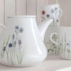 Kahla Magic Grip Wildblume Espresso-Obertasse 0,09 L, Blau-rot -Leonardo Vase shop Wildblume 76 875 23 HiRes RGB neu 1 l