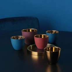 ASA Windlicht, Rot -Leonardo Vase shop Windlichter Xmas Gold 4