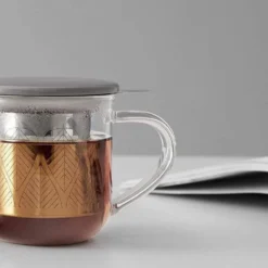 Viva Scandinavia Glastasse Eva Mit Filter, Blauer Deckel 9 Viva Scandinavia Glastasse Eva Mit Filter, Blauer Deckel -Leonardo Vase shop eva ambiente