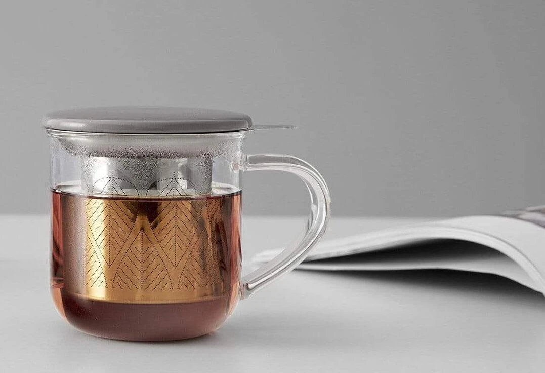 Viva Scandinavia Glastasse Eva Mit Filter, Blauer Deckel 6 Viva Scandinavia Glastasse Eva Mit Filter, Blauer Deckel – Bild 4