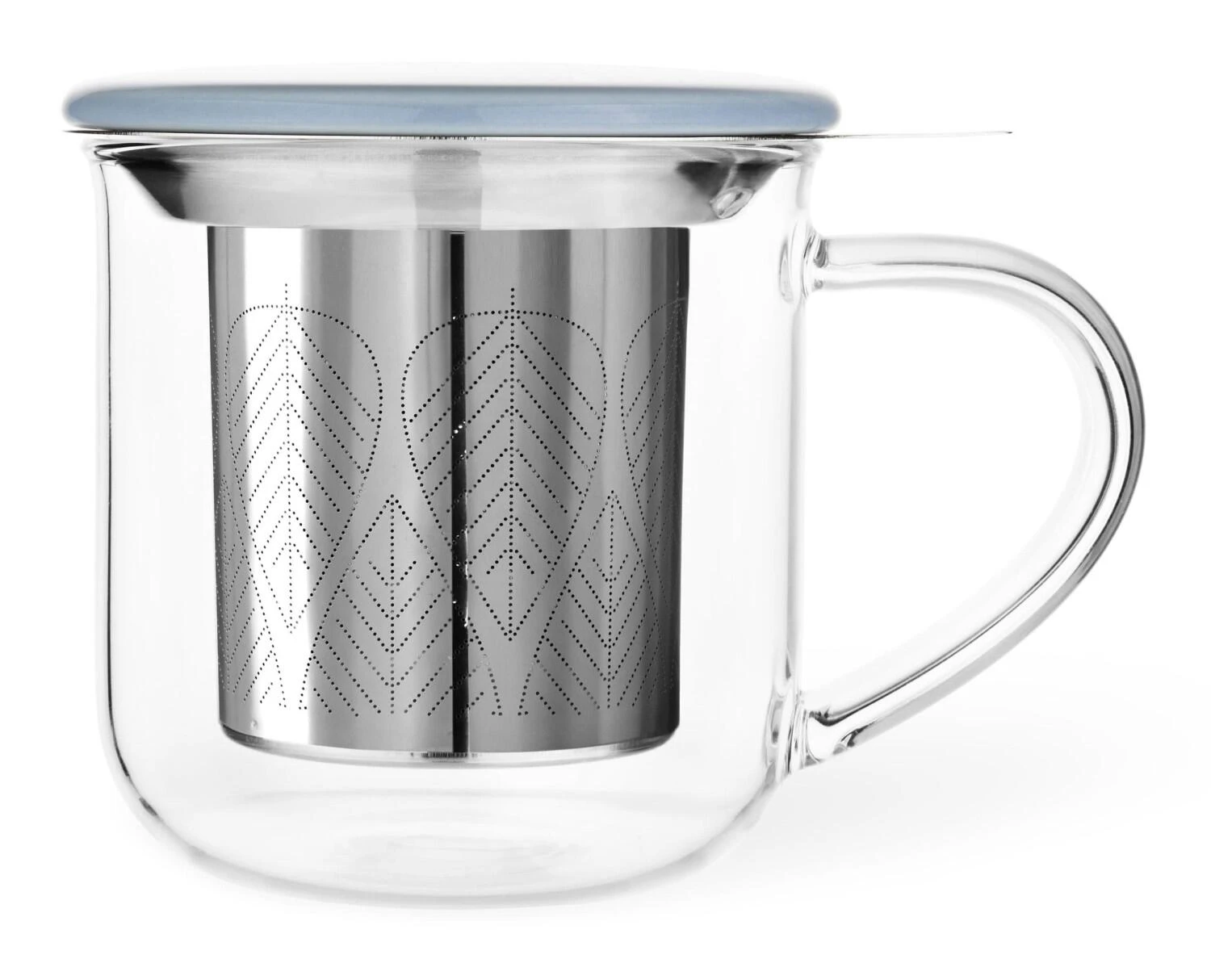 Viva Scandinavia Glastasse Eva Mit Filter, Blauer Deckel 3 Viva Scandinavia Glastasse Eva Mit Filter, Blauer Deckel