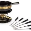 Stöckli Käsefonduegarnitur Alpaufzug Classic, Schwarz -Leonardo Vase shop stoeckli 7566 722214AA 768x512