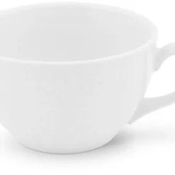 Classic Café Au Lait Tasse Von Porzellanfabrik Walküre, Weiß