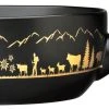 Spring Fondue Caquelon Montana In Schwarz/gold